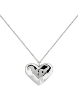 Next Radley Silver Tone Hammered Heart Necklace- Buy online at McGrocer