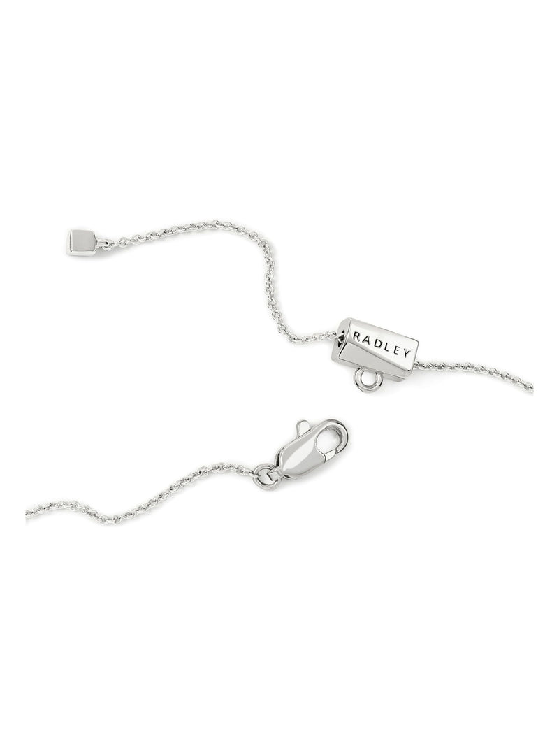 Radley silver tone hammered heart necklace - British product