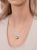 Radley silver tone hammered heart necklace - British product