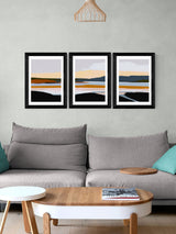 Next East End Prints Black Peaceful Calm of Evening Framed Wall Art Set of 3- Buy online at McGrocer