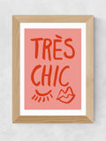 East End Prints Oak Tres Chic wall art print - British product