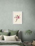 East End Prints white flower and butterflies art print - British product