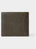 Osprey London Compass Green Leather Card Wallet, imported from the UK