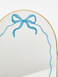 Oliver Bonas gold bow arch mirror 37cm, imported from the UK