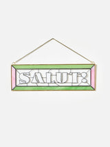 Next Oliver Bonas Pink Salut Framed Glass Wall Art- Buy online at McGrocer