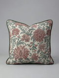 Esselle Home Cream Nima Floral cushion 50cm, imported from the UK