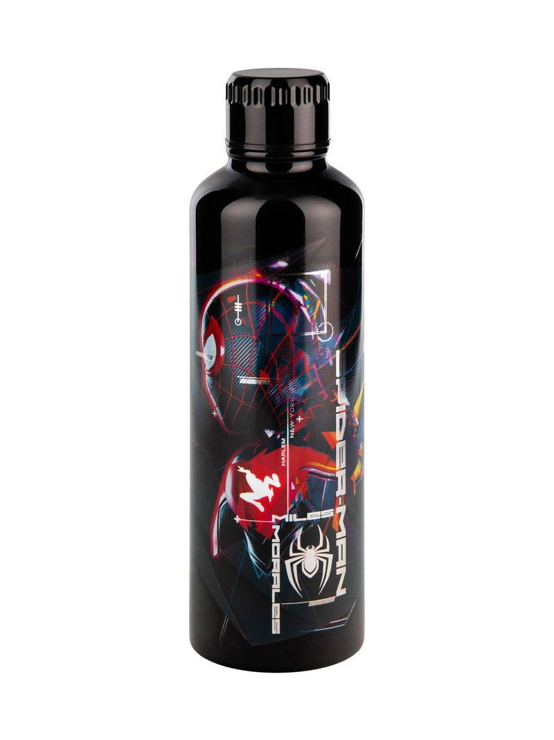 Spider-Man Black Miles Morales water bottle 500ml, UK version