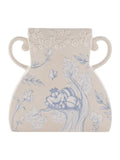 Widdop Disney Alice in Wonderland vase, large beige ceramic (British brand)