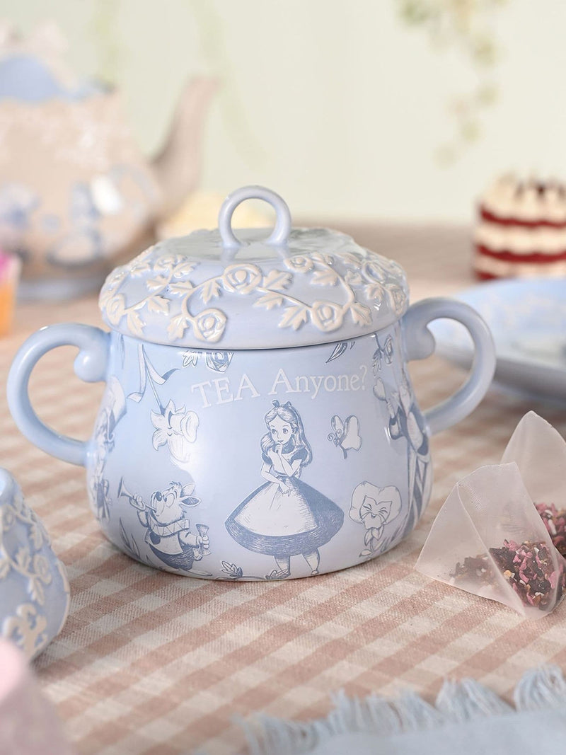 Widdop Alice in Wonderland tea caddy 12.5cm, UK version