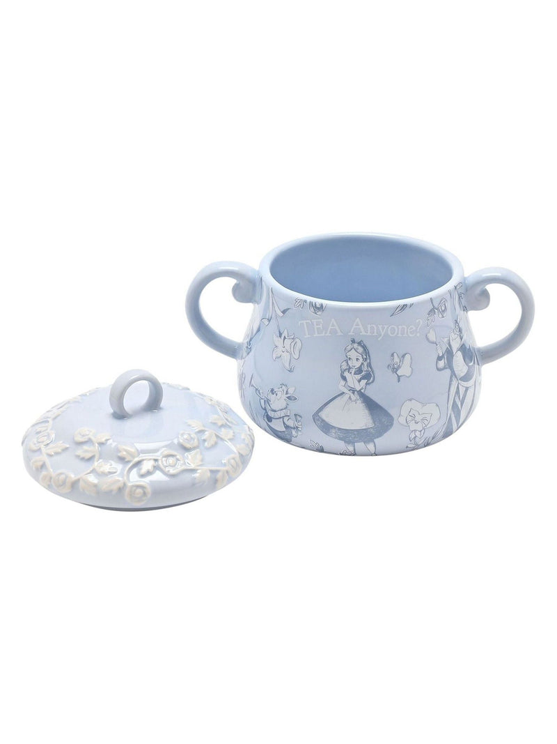 Widdop Alice in Wonderland tea caddy 12.5cm, UK version