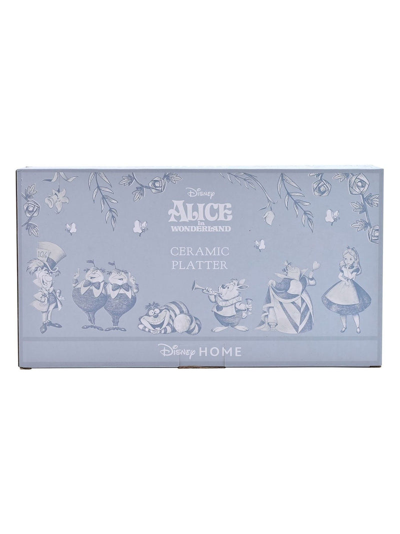 Widdop Blue Alice in Wonderland serving plate 30.5cm, UK version