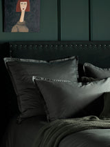 Next Secret Linen Store Olive Green Supersoft Pillowcase Oxford- Buy online at McGrocer