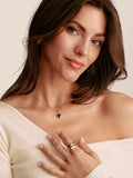 Thomas Sabo Gold Plated Charm Figaro Design Necklace