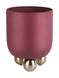 Present Time Dark Mauve Large Estilo Plant Pot