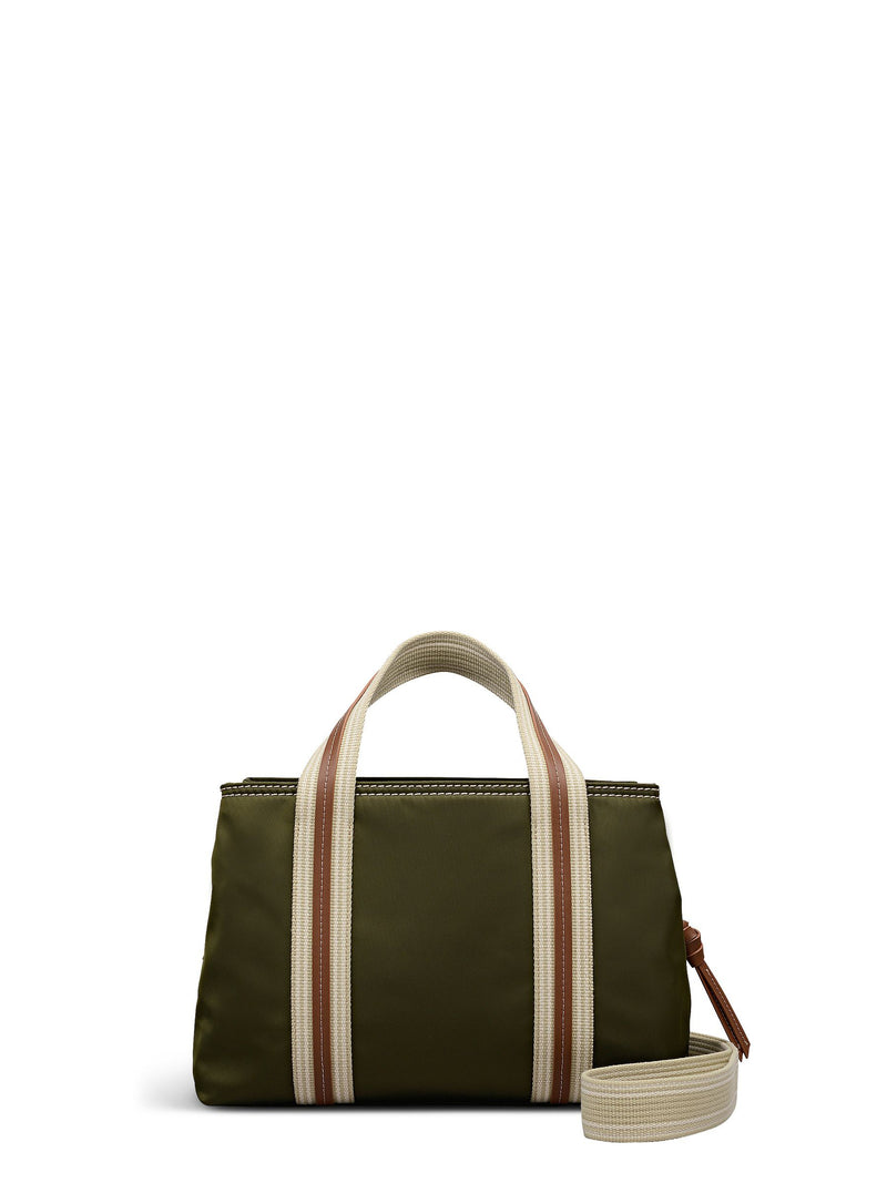 Radley green Halley Row grab bag with detachable strap (British brand)