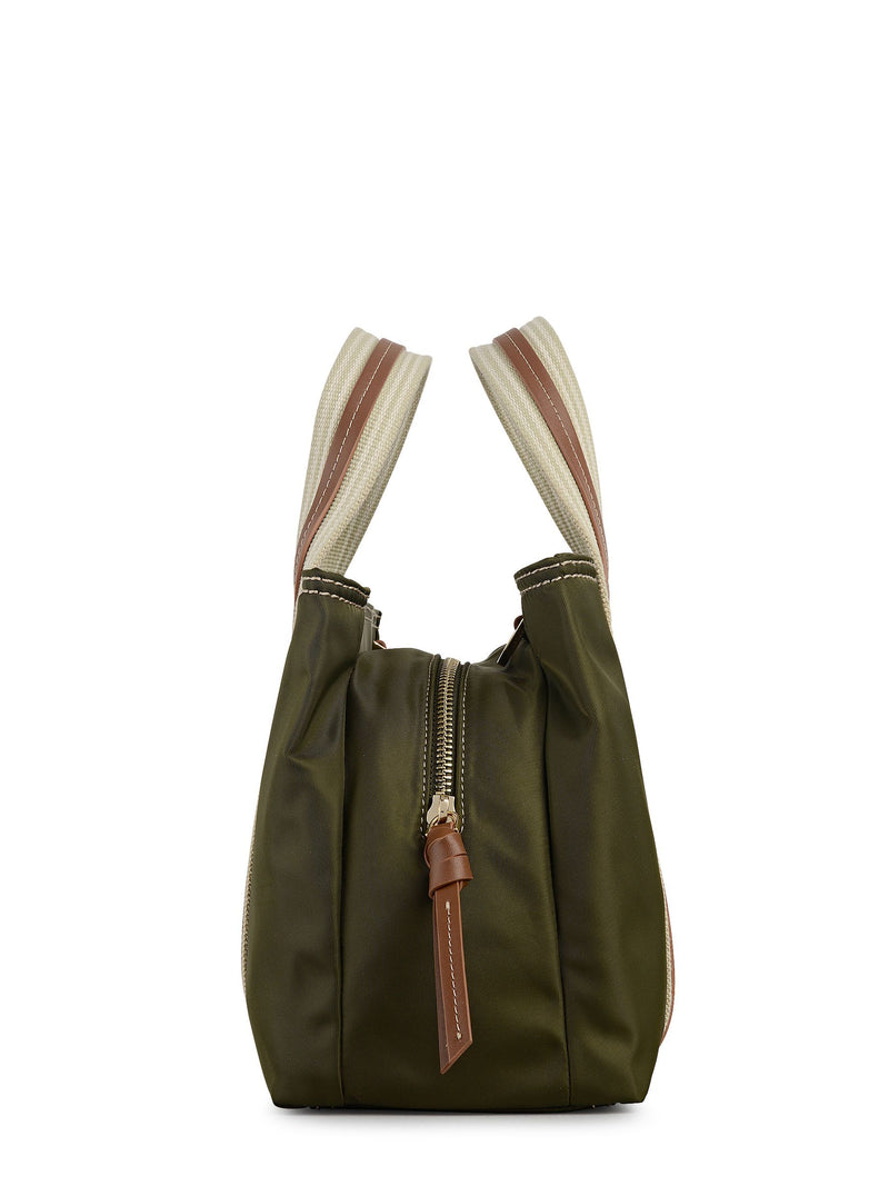 Radley green Halley Row grab bag with detachable strap (British brand)