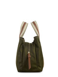 Radley green Halley Row grab bag with detachable strap (British brand)