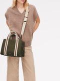 Radley green Halley Row grab bag with detachable strap (British brand)