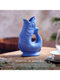Wade Sea Blue Large Original Gurgle Fish Jug 1.2L, imported from the UK