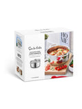 Sur La Table 24cm stainless steel casserole with lid - British product