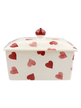 Next Emma Bridgewater Cream Pink Hearts Small Butter Dish- Buy online at McGrocer