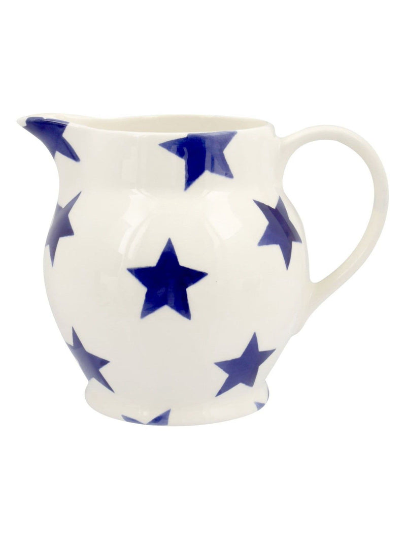 Emma Bridgewater Cream Blue Star 1/2 Pint Jug - British product