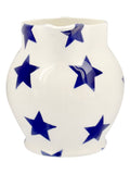 Emma Bridgewater Cream Blue Star 1/2 Pint Jug - British product
