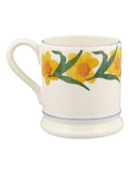 Emma Bridgewater cream windblown daffodils half pint mug (British brand)