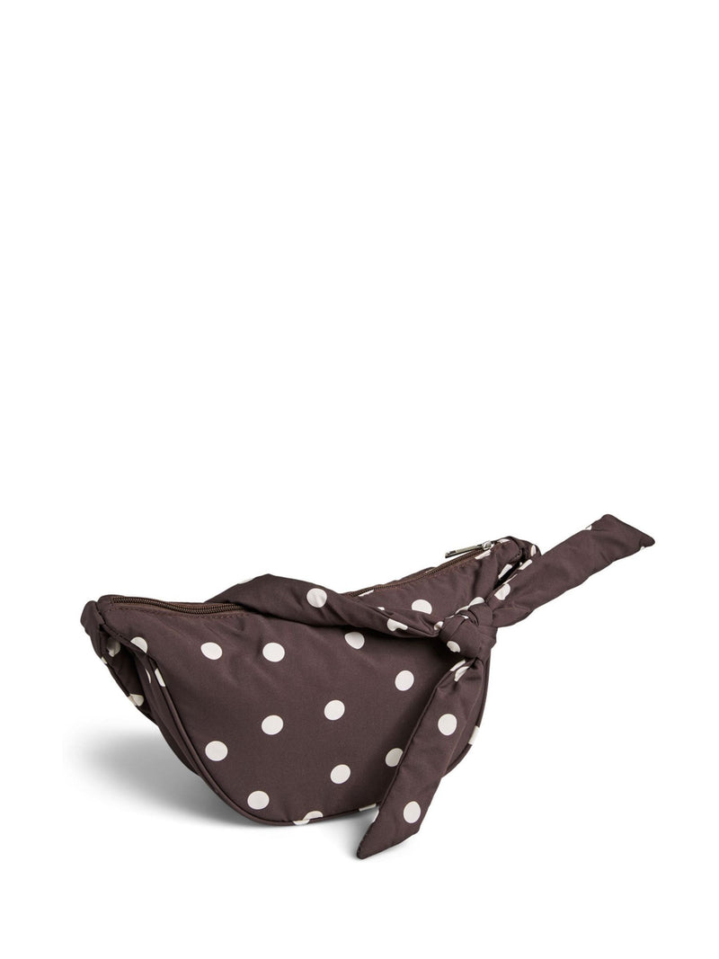 PIECES brown knot bumbag, UK version