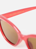 Oliver Bonas red cat eye sunglasses with brown lenses - British product