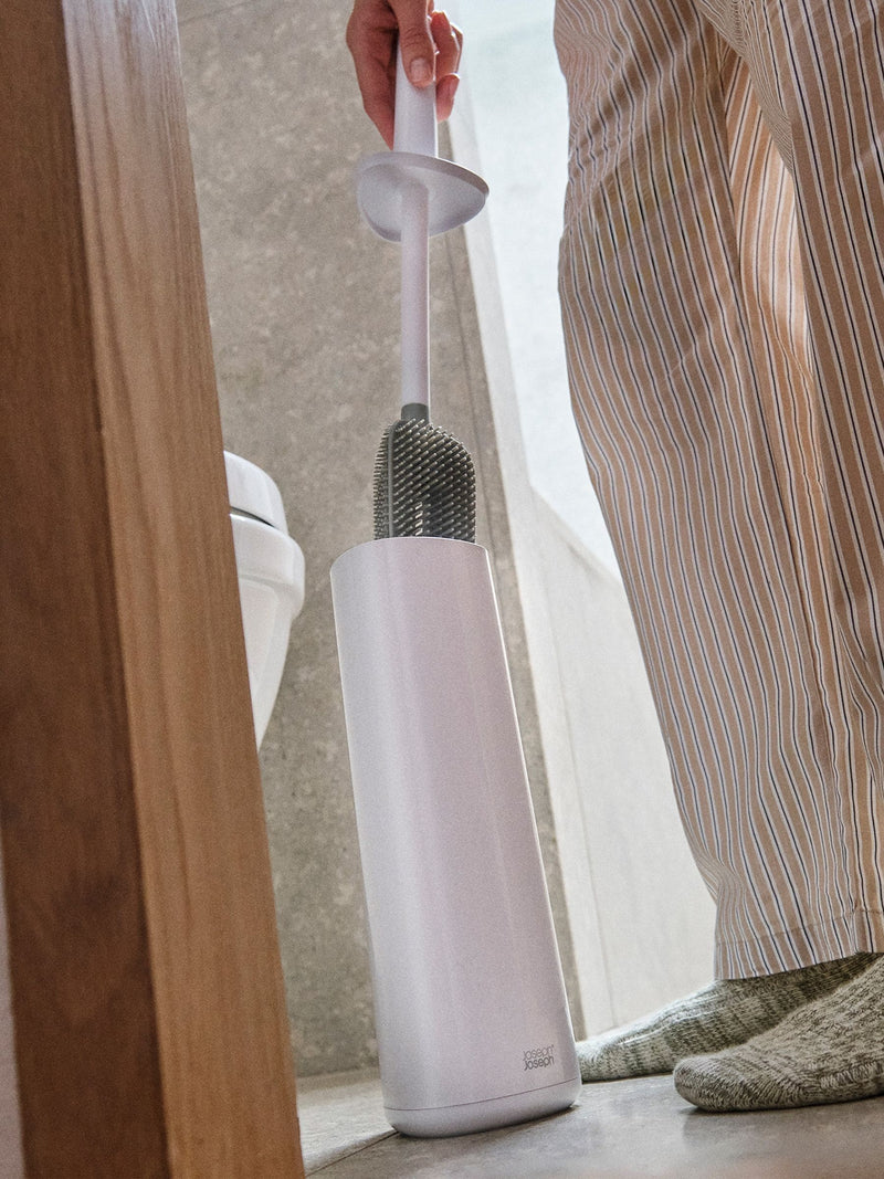 Joseph Joseph Flex 360 toilet brush in white (British brand)