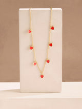 Next Cath Kidston Gold Tone Multi Hearts Necklace- Buy online at McGrocer