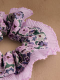 Cath Kidston purple camouflage ditsy floral scrunchie, imported from the UK
