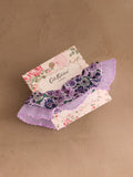 Cath Kidston purple camouflage ditsy floral scrunchie, imported from the UK