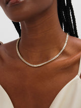 Next Jon Richard Gold Tone Luxe Tennis Necklace- Buy online at McGrocer