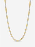 Jon Richard gold plated tennis necklace with cubic zirconia, British product