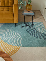 Next Asiatic Rugs Blue Muse Retro Rug- Buy online at McGrocer