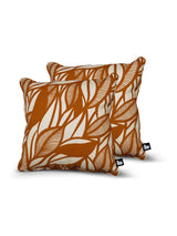 Next Extreme Lounging 2 Pack Rust Orange Outdoor B Poplar Leaf Cushions- Buy online at McGrocer