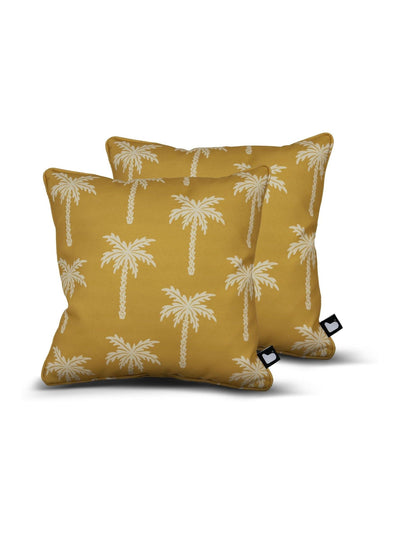 Next Extreme Lounging 2 Pack Butter Yellow Outdoor Palm B Cushions 43x43- Buy online at McGrocer