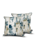 Next Prestigious Textiles Bamford B Cushions 2 Pack Blue Outdoor Cushions 43x43cm- Buy online at McGrocer
