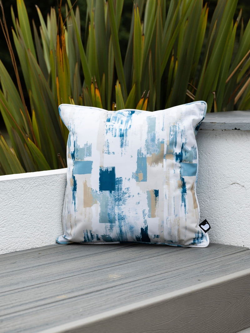 Prestigious Textiles Bamford B blue cushion 43cm (British brand)