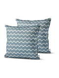 Extreme Lounging sea blue zigzag cushion 2 pack (British brand)