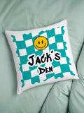 PMC personalised checked cushion 40x40cm - British product