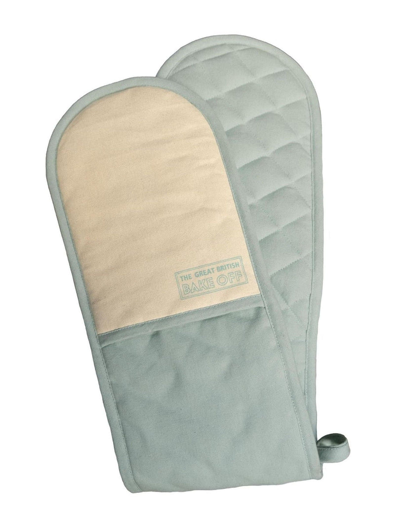 Great British Bake Off kitchen textiles set duck egg blue, UK version