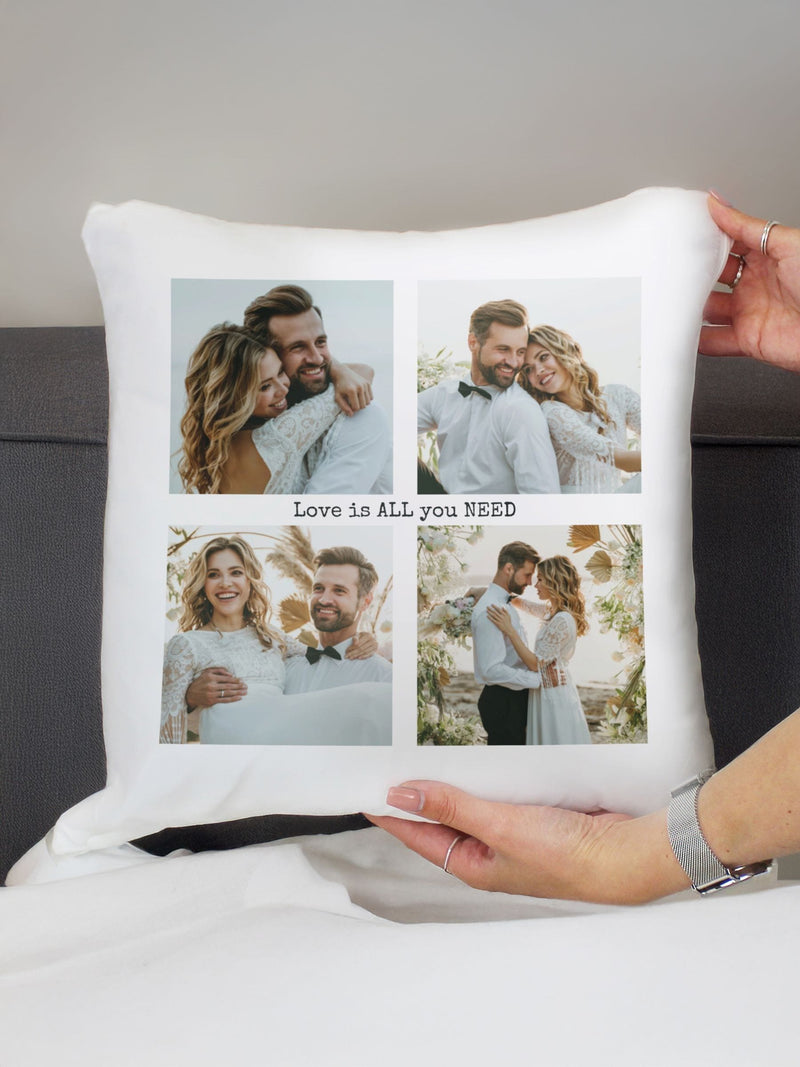 PMC personalised photo cushion 40x40 with insert - British product