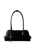 Calvin Klein black shoulder bag with coated fabric, UK version