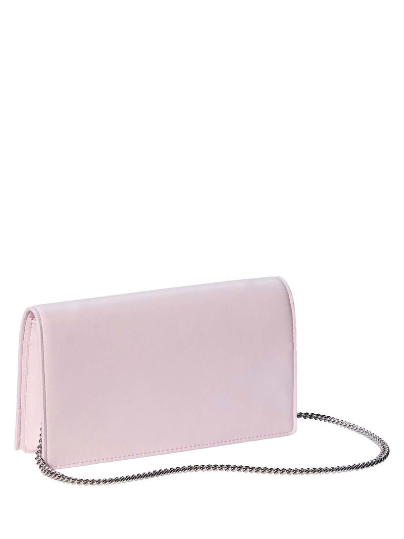 Calvin Klein pink monogram chain wallet, imported from the UK
