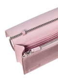 Calvin Klein pink monogram chain wallet, imported from the UK