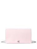 Calvin Klein pink monogram chain wallet, imported from the UK