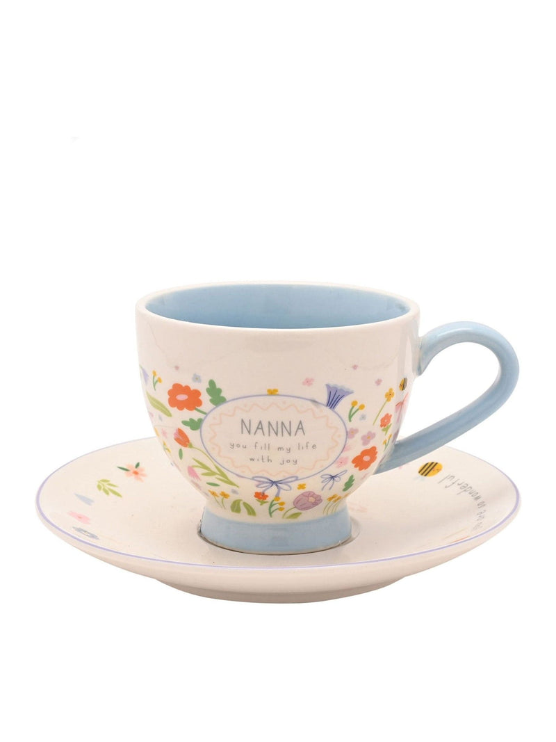 Widdop cream cup and saucer Nanna - British product